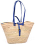 Blue Large Beach bag - Handwoven