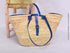 Blue Large Beach bag - Handwoven
