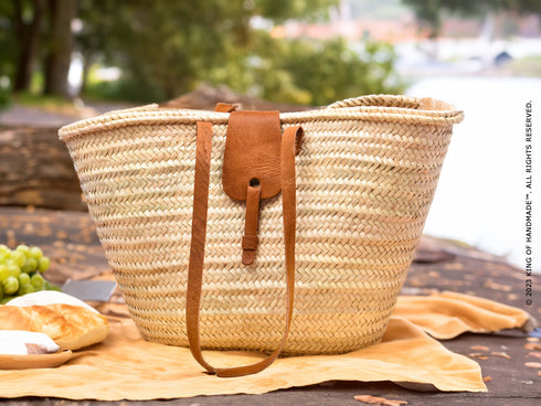 Straw Beach big basket - Gift for Her