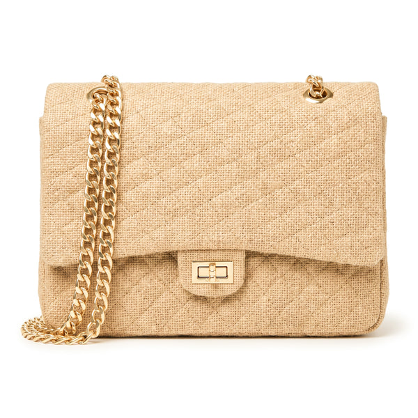 Jute Shoulder Bag – Natural Handmade Moroccan Purse