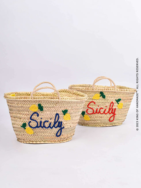 Lemon Beach Bag - Italian-Inspired Tote for a Vibrant Summer