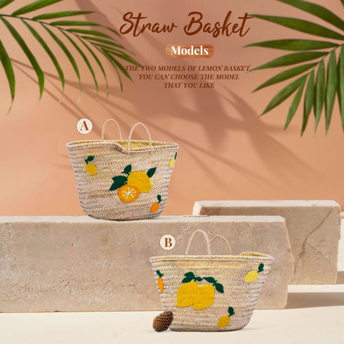 Lemon Beach Bag - Italian Tote Bag - Lemon Italy Tote