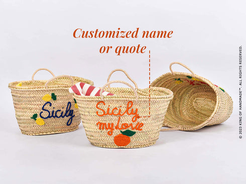 Lemon Beach Bag - Italian-Inspired Tote for a Vibrant Summer