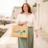 Lucky Shamrock Straw Bag – Embroidered Clover Tote for Spring & Lucky Days 🍀