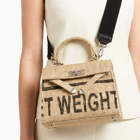 Handmade Jute Handbag | Luxury Woven Crossbody Purse