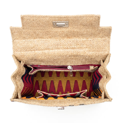 Handmade Jute Handbag | Luxury Woven Crossbody Purse
