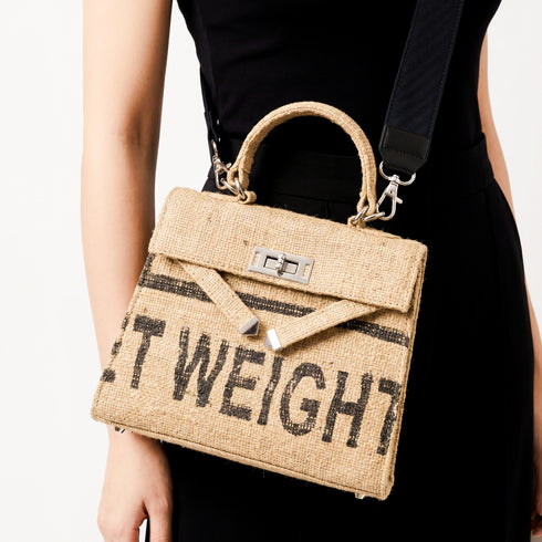 Handmade Jute Handbag | Luxury Woven Crossbody Purse