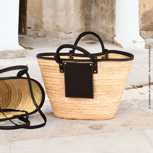 Woven Straw Tote Bag - Chic Summer and Beach Women handbag