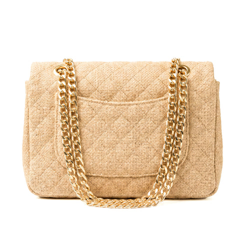 Medium Jute Shoulder Bag – Handmade Moroccan Purse
