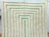 Modern Moroccan Tufted Wool Rug | Green & White Handmade Carpet