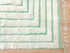Modern Moroccan Tufted Wool Rug | Green & White Handmade Carpet