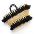 Handmade Straw Beach Bag – Black Tassel Tote, Openwork