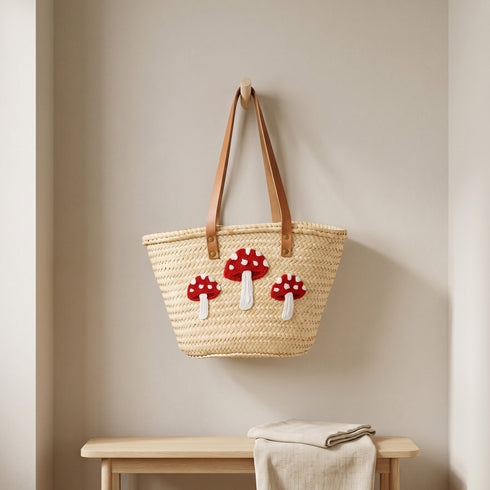 handwoven-Moroccan-Embroidered-Mushroom-Straw-Tote-Bag-with-leather-handles-3