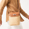Moroccan Crossbody Bag with Leather Flap | Messenger Purse