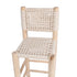 Moroccan Bar Stool with Braided White Kittan Seat
