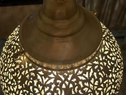 Moroccan Brass Pendant Light | Handcrafted Chandelier (PL 1070)