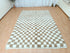 Moroccan Checkered Rug - Wool & Cotton Handmade Rug