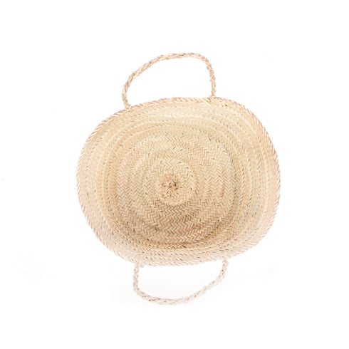 Moroccan Cross-Tie Straw Tote Bag – Handwoven Artisan Bag