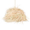 Handwoven Straw Pendant Light – Natural Boho Lamp