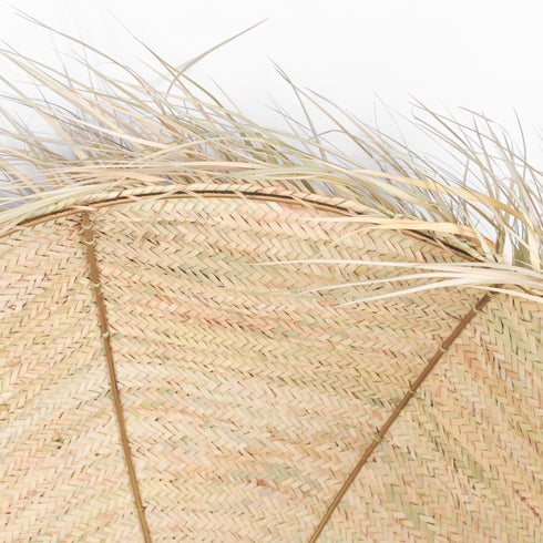 Moroccan Fringed Straw Ceiling Lamp – Boho Pendant Light for Indoor & Outdoor Vibes!