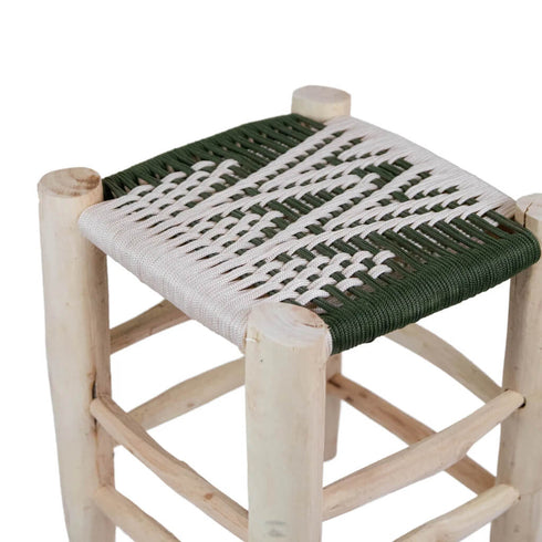 Handmade Moroccan Braided Rope Stool