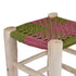 Moroccan Handmade Stool with Braided Rope Seat