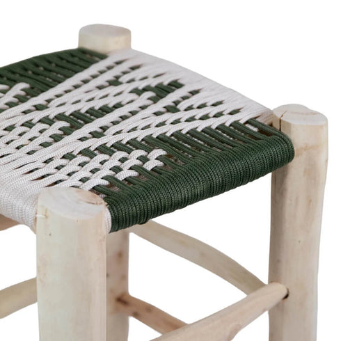 Handmade Moroccan Braided Rope Stool