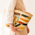 Personalized Moroccan Handwoven Colorful Straw Bag Custom Artisan Handbag Purse 3
