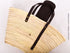 Moroccan Market Picnic Basket | Beach Tote Bag With Black Leather