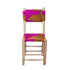 Moroccan Wooden Chair with Braided Rope Seat