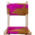 Moroccan Wooden Chair with Braided Rope Seat