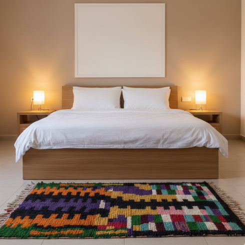 Authentic Handmade Wool Rugs - Colorful Berber Decor