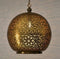 Moroccan Brass Ceiling Light – Handcrafted Lantern Lamp (PL 1086)
