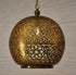 Moroccan Brass Ceiling Light – Handcrafted Lantern Lamp (PL 1086)
