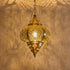 Moroccan Brass Hanging Lantern - Artisan Pendant Light