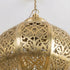 Moroccan Brass Hanging Lantern - Artisan Pendant Light
