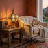 Moroccan Brass Table Lamp - Handcrafted Decorative Lantern