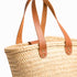 Moroccan Straw Beach Bag – Handwoven Basket with brass Clasp