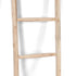 Moroccan Raw Wood Decorative Ladder – Handmade Natural Wood Accent for Boho Interiors