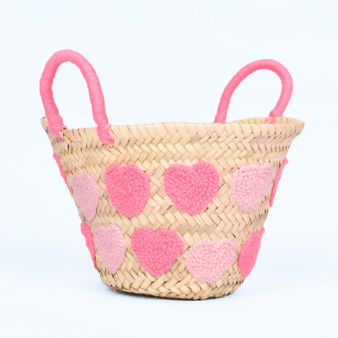 Mom’s Heartfelt Treasure - Handwoven Basket Bag Mother's Day Gift for Her