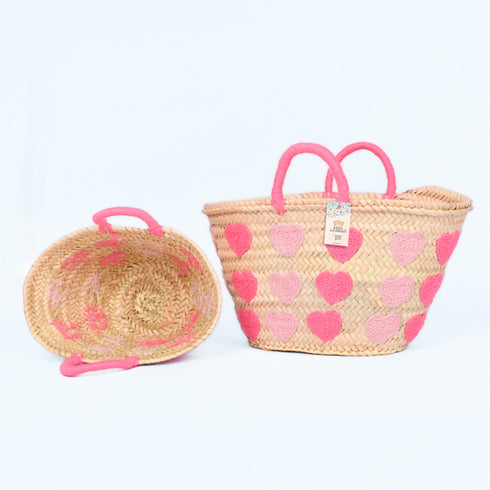 Mom’s Heartfelt Treasure - Handwoven Basket Bag Mother's Day Gift for Her