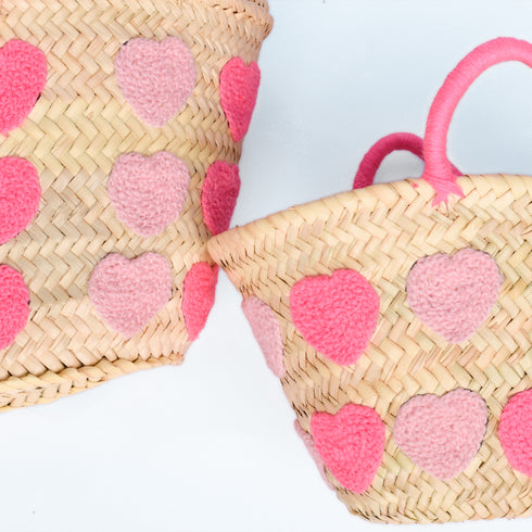 Mom’s Heartfelt Treasure - Handwoven Basket Bag Mother's Day Gift for Her