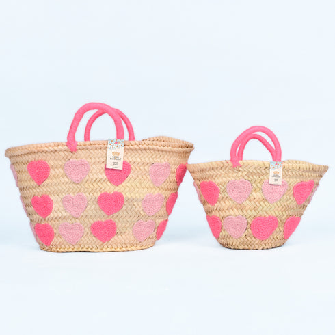 Mom’s Heartfelt Treasure - Handwoven Basket Bag Mother's Day Gift for Her