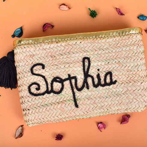 Chic Bride, Custom Style: Straw Clutch Delight!