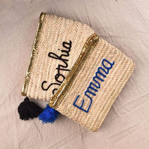 Chic Bride, Custom Style: Straw Clutch Delight!