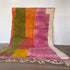 Multicolored Boujaad Hand Knotted Wool Rug - Unique Moroccan