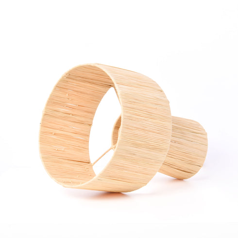 Natural Raffia Table Lamp – Moroccan Handmade Lampshade