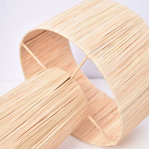 Natural Raffia Table Lamp – Moroccan Handmade Lampshade