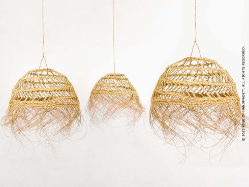Natural Hanging Pendant Light - Rustic Lighting Fixture