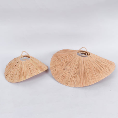 Natural Raffia Ceiling Light, Handmade Moroccan Pendant Lampshade!